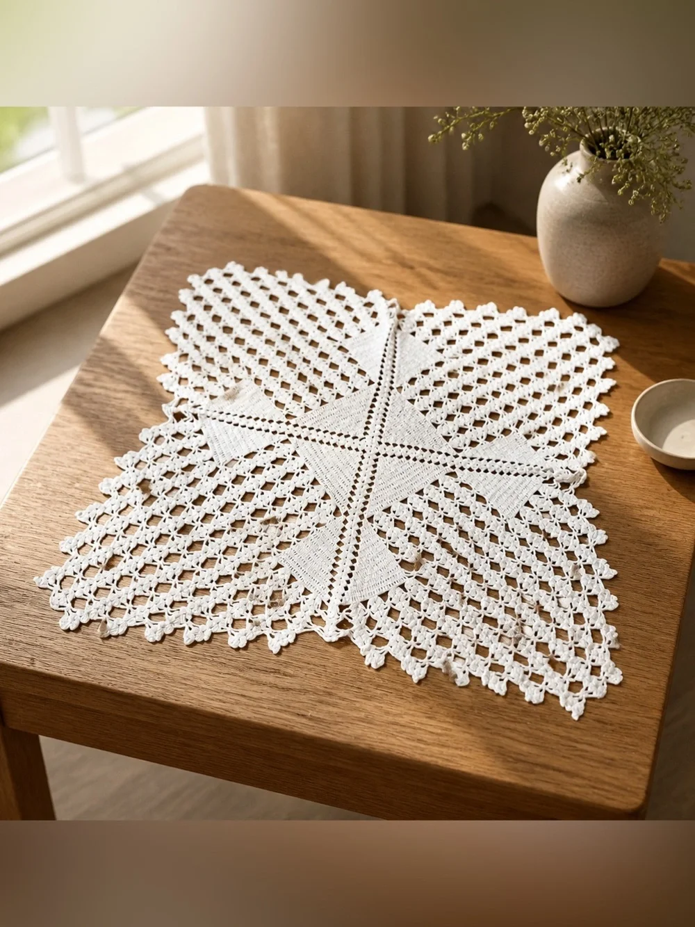 Very vintage handcrafted Doily by my great aunt